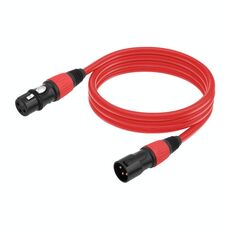 Cavo audio JC1015 XLR 3 pin maschio-femmina, lunghezza: 10 m (rosso)