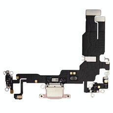 Per iPhone 15 Plus Cavo flessibile porta di ricarica originale (rosa)