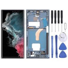 Per Samsung Galaxy S22 Ultra 5G SM-S908U US Edition 6,78 pollici OLED LCD Screen Digitizer Assembly completo con telaio (verde)