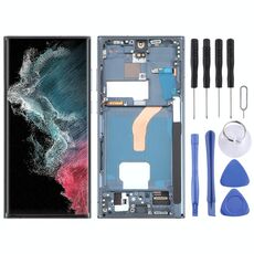 Per Samsung Galaxy S22 Ultra 5G SM-S908B EU Edition 6,78 pollici OLED LCD Screen Digitizer Assembly completo con telaio (verde)