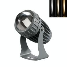 Faretto LED da esterno a fascio singolo da 10 W, illuminazione impermeabile, lampada da parete a pilastro, lampada da paesaggio remota, colore: scegli 1 dei 3 colori