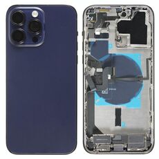 For iPhone 14 Pro Max Battery Back Cover Assembly, Version:US Version(Purple)