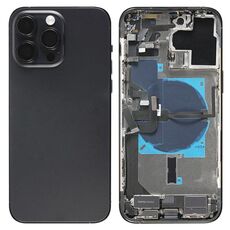 For iPhone 14 Pro Max Battery Back Cover Assembly, Version:China Version(Black)