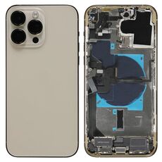 For iPhone 14 Pro Max Battery Back Cover Assembly, Version:CE EU Version(Gold)