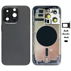 Cover posteriore USA per iPhone 14 Pro con tasti e vassoio sim nero EDA006931801A