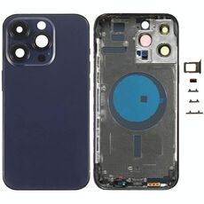Cover posteriore Cina per iPhone 14 Pro Max con tasti e vassoio sim viola EDA006931902C