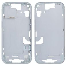 Per iPhone 15 Cornice centrale Piastra con tasti laterali + Vassoio per schede, Versione: CE Versione UE (Blu)