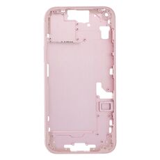 Per iPhone 15 Plus Cornice centrale Piastra con tasti laterali + Vassoio per carte, Versione: CE Versione UE (Rosa)