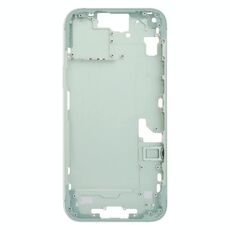 Per iPhone 15 Plus Cornice centrale con tasti laterali + vassoio per carte, versione: CE Versione UE (verde)