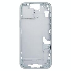 Per iPhone 15 Plus Cornice centrale con tasti laterali + vassoio per carte, versione: CE Versione UE (blu)