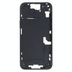 Per iPhone 15 Plus Cornice centrale con tasti laterali + vassoio per carte, versione: versione USA (nero)