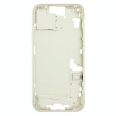 Per iPhone 15 Plus Cornice centrale con tasti laterali + vassoio per carte, versione: versione USA (giallo)