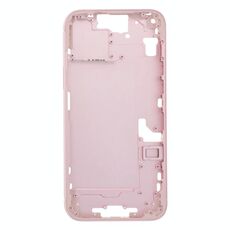 Per iPhone 15 Plus Cornice centrale con tasti laterali + vassoio per carte, versione: versione cinese (rosa)