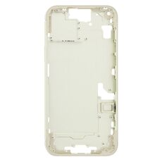 Per iPhone 15 Plus Cornice centrale con tasti laterali + vassoio per carte, versione: versione cinese (giallo)