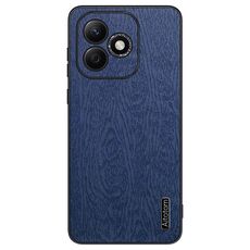 Custodia antiurto in pelle per telefono Honor X60i Tree Bark (blu)