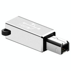 Adattatore per stampante e scanner per pianoforte elettrico ADS-618 USB-C / Type-C femmina a MIDI maschio (argento)