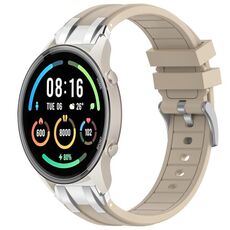 Per Xiaomi Watch Sport 22mm Quick Release Silver Buckle Royal Silicone Watch Band (Starlight)