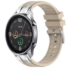 Per Xiaomi Watch Color 22mm Quick Release Silver Buckle Royal Silicone Watch Band (Starlight)