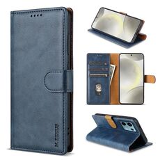 Per Redmi Note 13 5G Global N.BEKUS CSJ-P1 Custodia in pelle tinta unita (blu)