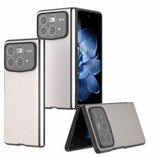 Per Xiaomi Mix Fold 4 Glitter Copertura Completa PU + Custodia per Telefono PC (Bianco)