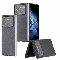 Per Xiaomi Mix Fold 4 Glitter Copertura Completa PU + Custodia per Telefono PC (Nero)