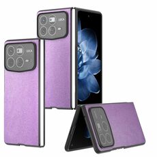 Per Xiaomi Mix Fold 4 Glitter Copertura Completa PU + Custodia per Telefono PC (Viola)