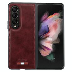 Per Samsung Galaxy Z Fold4 VIETAO Custodia in pelle PU semplice (rossa)