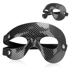 Mezza faccia superiore Pallacanestro Crash Maschera protettiva per il naso Maschera traspirante per la protezione del viso (metà parte nera)