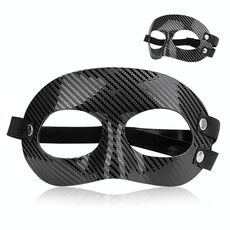 Maschera protettiva per il naso e la parte superiore del viso, protezione traspirante per il viso (occhi grandi neri)