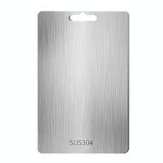 304 46x30cm Tagliere Antibatterico Antimuffa in Acciaio Inox Tagliere Addensato per Cucina Domestica