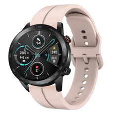 Per Honor MagicWatch2 42mm 20mm cinturino in silicone con cinturino (rosa)