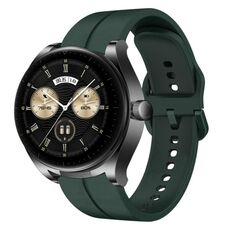 Per Huawei Watch Buds 22mm Loop cinturino in silicone (verde scuro)