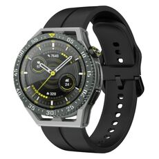 Per Huawei Watch GT 3 SE cinturino in silicone da 22 mm con cinturino (nero)