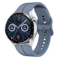 Per Huawei Watch GT3 46mm 22mm cinturino in silicone con cinturino (blu)
