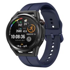 Per Huawei Watch GT Runner 22mm Loop cinturino in silicone (blu navy)