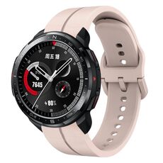 Cinturino per orologio in silicone con cinturino da 22 mm per orologio Honor Watch GS Pro (rosa)