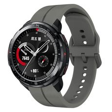 Cinturino in silicone per orologio Honor Watch GS Pro da 22 mm (grigio scuro)