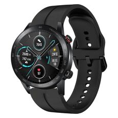 Per Honor Magic Watch 2 46mm 22mm cinturino in silicone con cinturino (nero)