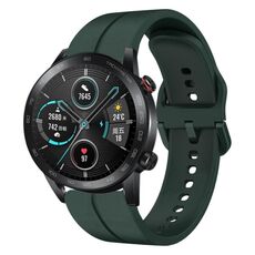 Per Honor Magic Watch 2 46mm 22mm Cinturino in silicone con cinturino (verde scuro)