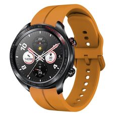 Cinturino per orologio in silicone For Honor Watch Dream da 22 mm (giallo ambra)