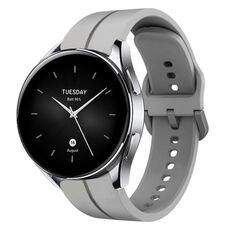 Per Xiaomi MI Watch S2 Cinturino in silicone da 22 mm con cinturino (grigio)