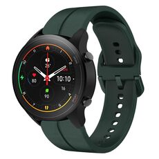 Per cinturino in silicone Xiaomi MI Watch S1 Pro 22mm Loop (verde scuro)