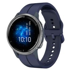Per cinturino in silicone Garmin Venu 2 22mm Loop (blu navy)