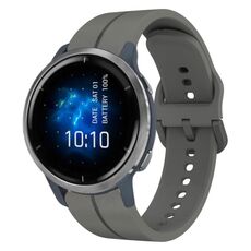 Per cinturino Garmin Venu 2 22mm Loop in silicone (grigio scuro)
