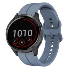 Per Garmin Vivoactive4 cinturino in silicone da 22 mm con cinturino (blu)