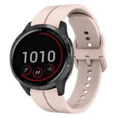 Per cinturino in silicone Garmin Vivoactive4 da 22 mm (rosa)