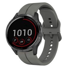 Per Garmin Vivoactive4 cinturino in silicone da 22 mm (grigio scuro)