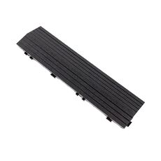 Pavimento sigillante anticorrosione impermeabile in plastica per balconi esterni, colore: nero