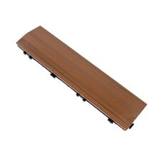 Pavimento sigillante anticorrosione impermeabile in plastica per balconi esterni, colore: teak coestruso