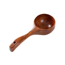 Cucchiaio da minestra grande con manico lungo in legno per uso domestico, cucchiaio per mangiare i noodle, cucchiaio per l'acqua, materiale: Tanoak (colore laccato antico)